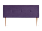 Calmetop Smooth Fabric Headboard with Buttons 160x105cm with Legs for 150/160cm Beds - Calmetop 13794RQFR