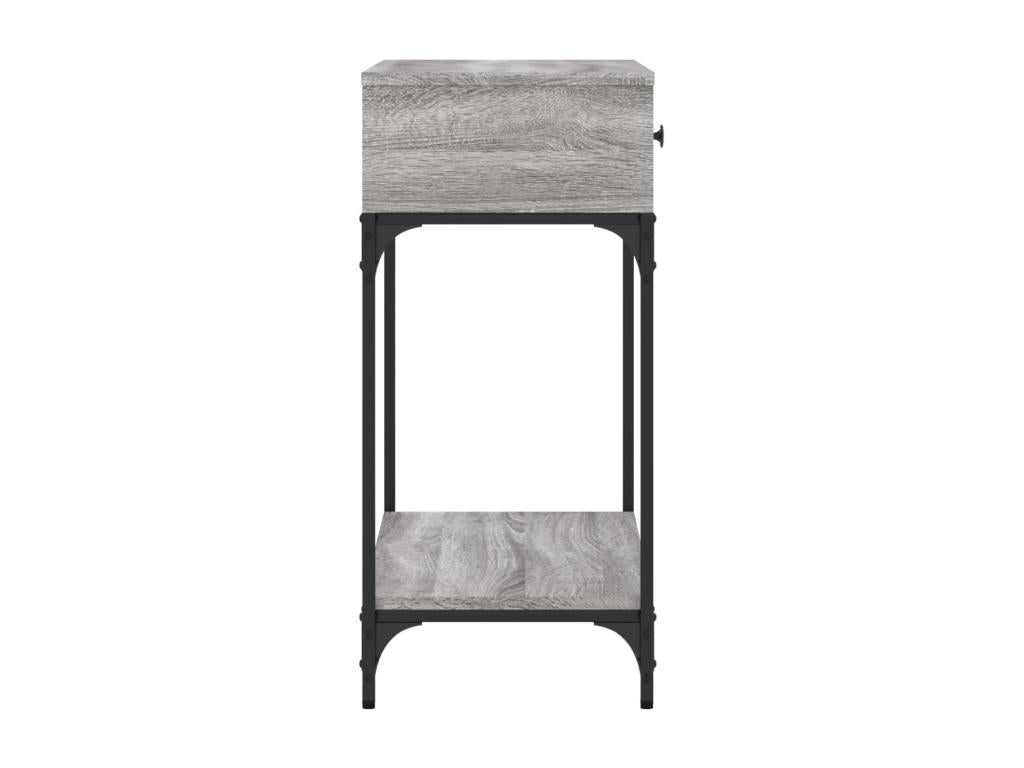 Calmetop console table, grey, 75x34.5x75 cm, engineered wood, 02781YHIL