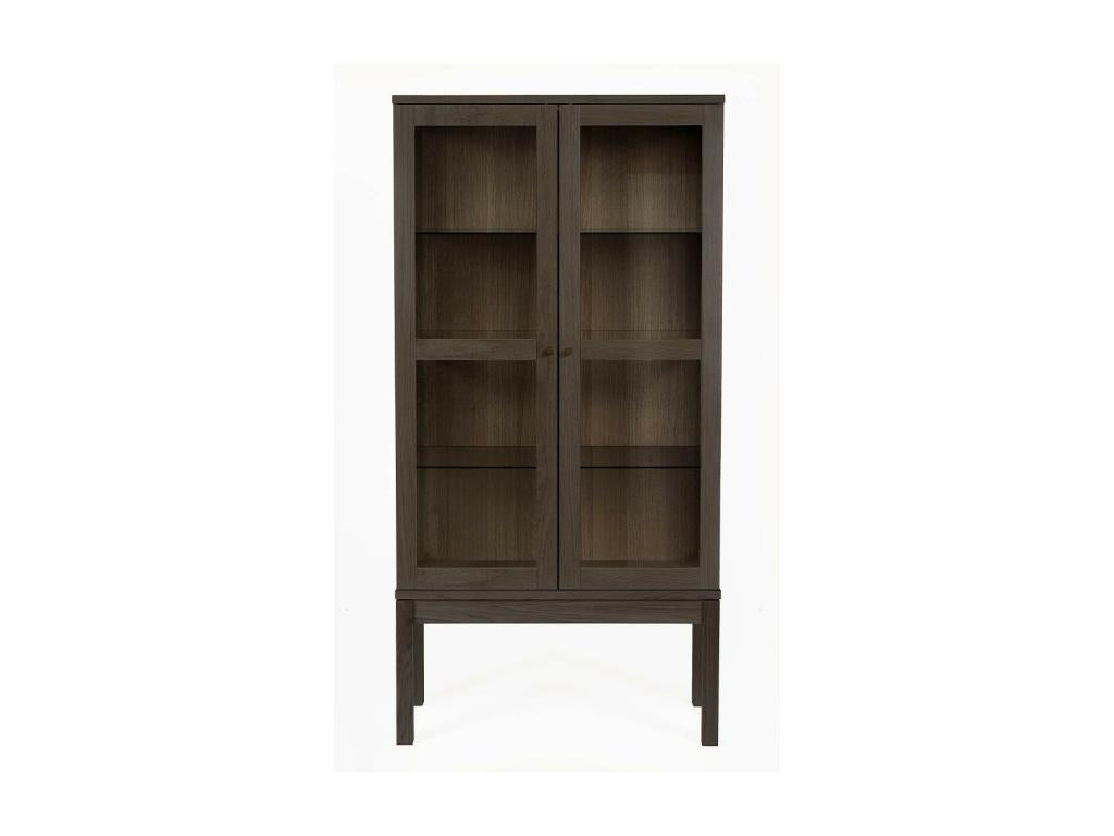 Calmetop 2-Door Display Cabinet 170cm Brown 94415LZYU