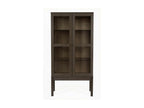Calmetop 2-Door Display Cabinet 170cm Brown 94415LZYU