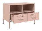 2-piece pink TV unit, 68x39x50.5 cm, cold-rolled steel, 27909EJPP