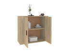 Calmetop Oak Buffet 80x33x70 cm Engineered Wood 15185CYIC