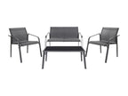 Calmetop - 4-Piece Garden Furniture Set, Anthracite Grey 35699ZFUH
