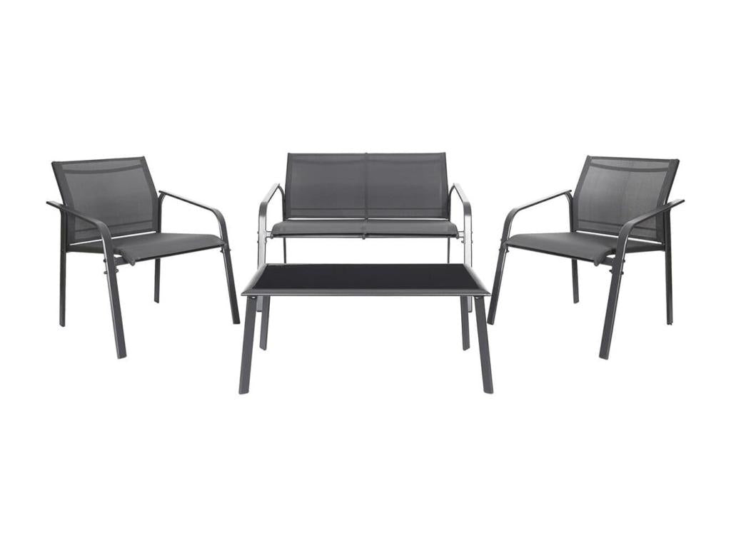 Calmetop - 4-Piece Garden Furniture Set, Anthracite Grey 35699ZFUH