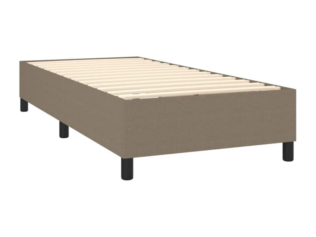 Upholstered bed base with Calmetop mattress 90x190 cm Fabric 06975GNNI