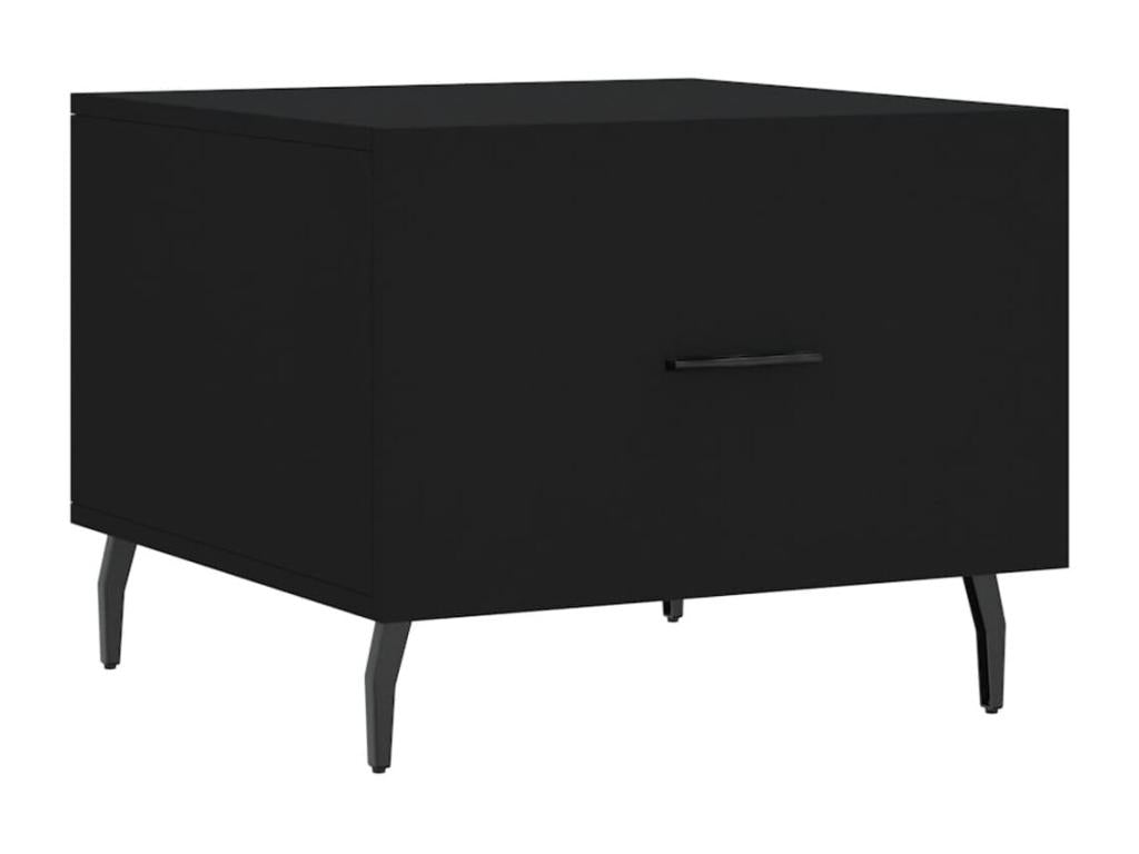 Coffee table, black, 50x50x40 cm, engineered wood, 93222VBXZ