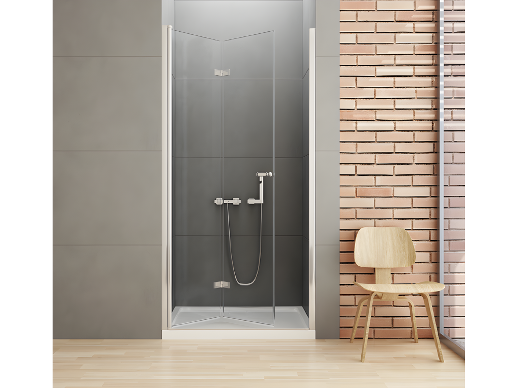 Calmetop 84341RODQ Left-Hand Folding Shower Door 100cm