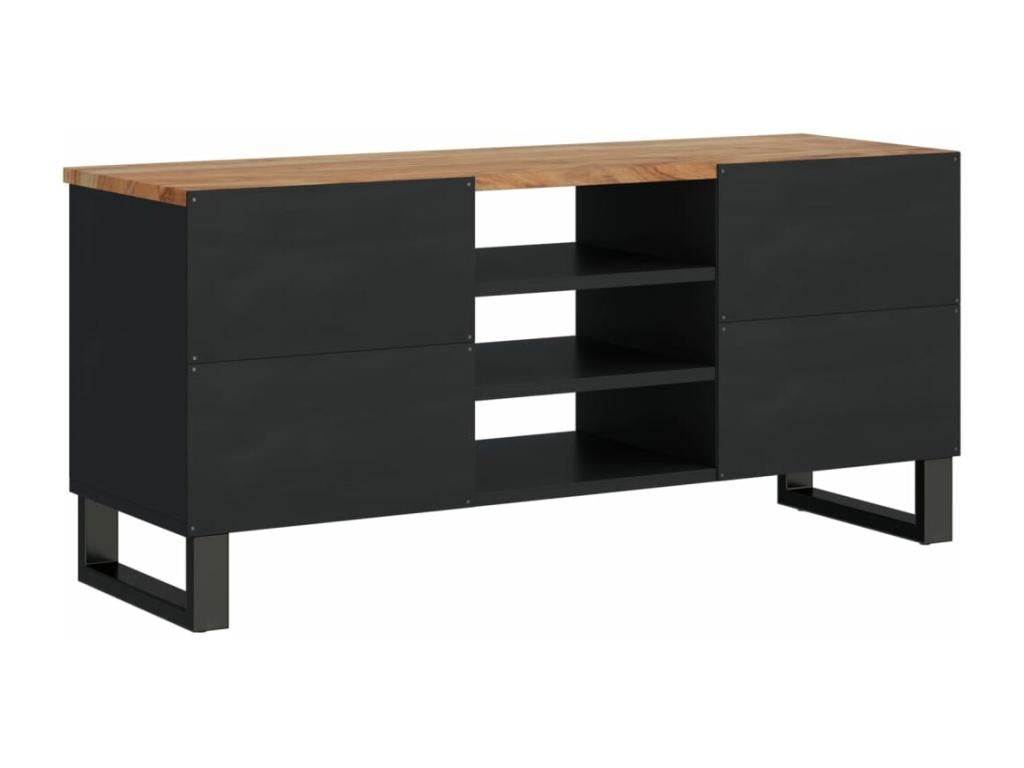 TV stand 100x33x46 cm Calmetop solid and engineered wood 67844JUQP