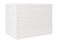 White planter 90x60x68.5 cm solid pine wood 14447YUCQ