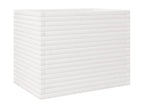 White planter 90x60x68.5 cm solid pine wood 14447YUCQ