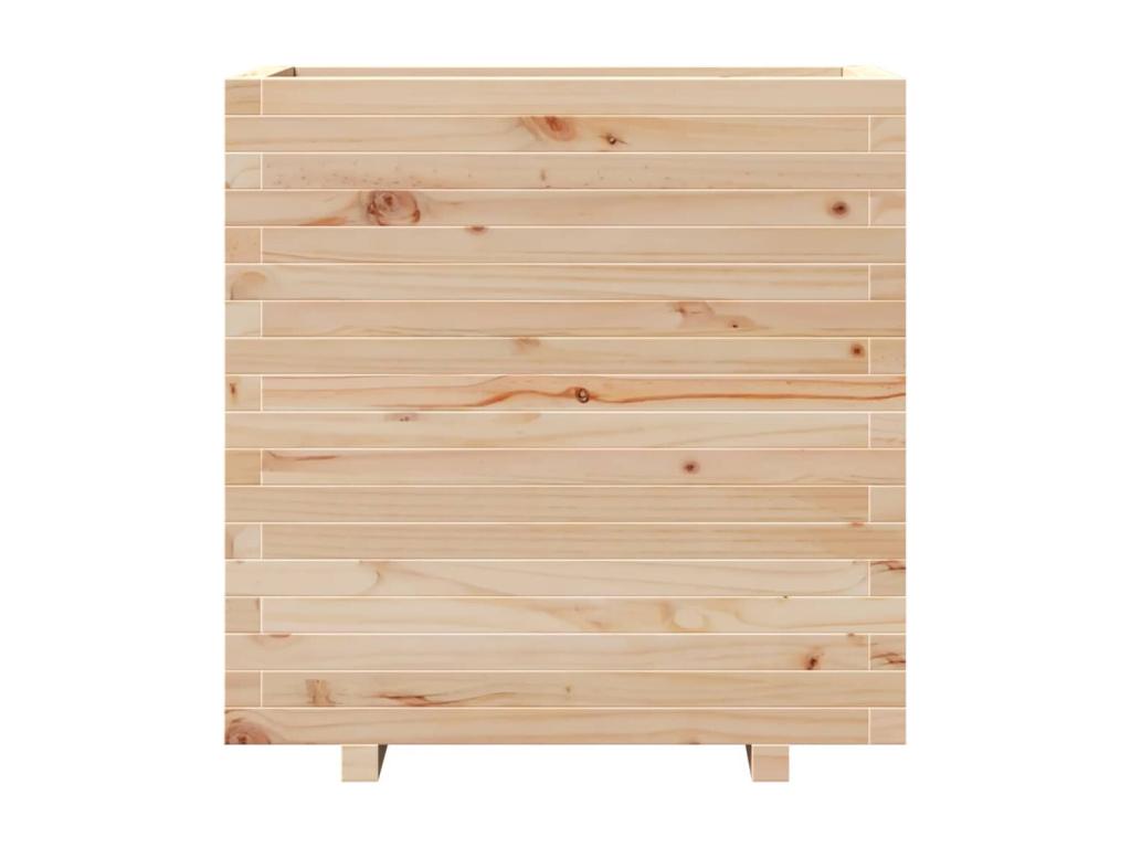 Planter 70x40x72 cm solid pine wood 66877AFKZ