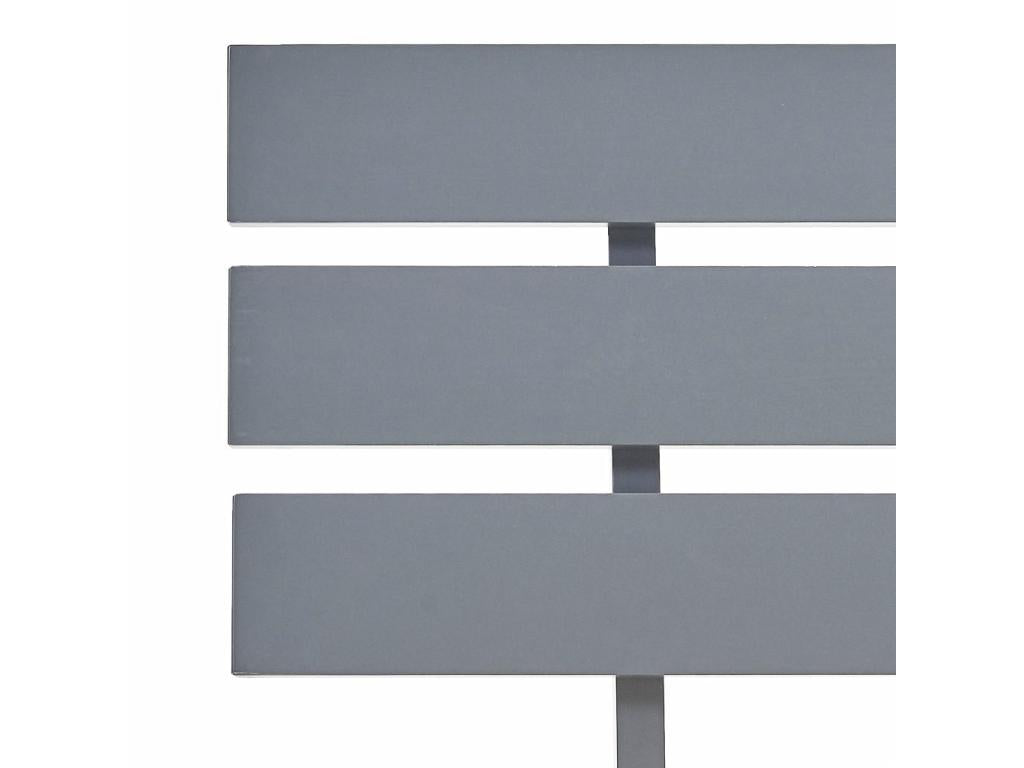 Grey Bed Solid Pine Wood 180x200 29310ZPOO