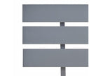 Grey Bed Solid Pine Wood 180x200 29310ZPOO