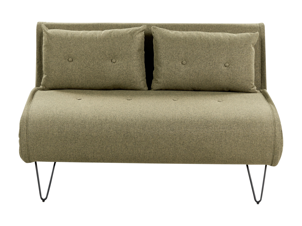 Nidchicshop Sofa Bed, Olive Green Fabric, 2-Seater, 69212FQWX