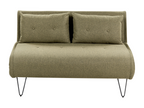 Nidchicshop Sofa Bed, Olive Green Fabric, 2-Seater, 69212FQWX