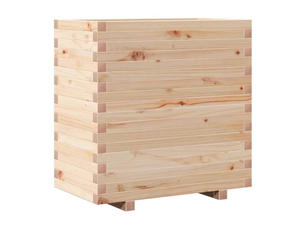 Planter 70x40x72 cm solid pine wood 66877AFKZ