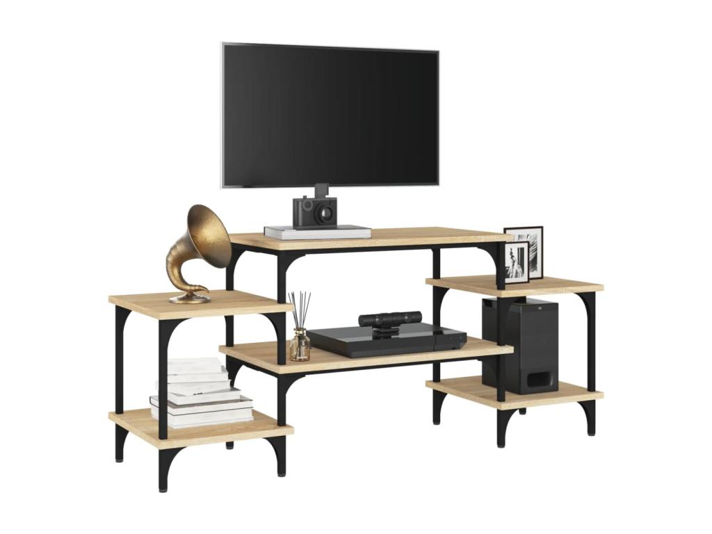 Nidchicshop Oak TV Stand 117x35x52 cm Engineered Wood 00912XHQW