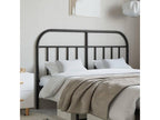 Black metal headboard 140cm 16173RKHF