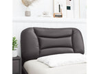 Grey faux leather headboard cushion 80 cm 08962RUEC