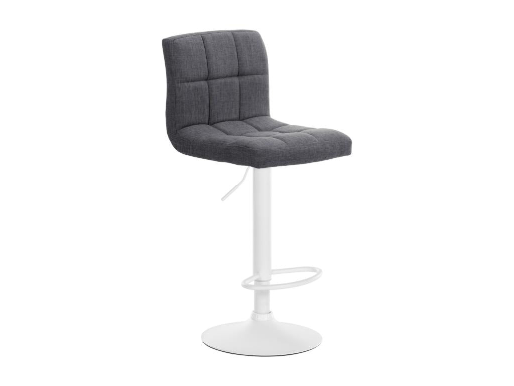 Bar stool - Fabric / Metal - Light grey - Nidchicshop 02012DVTA