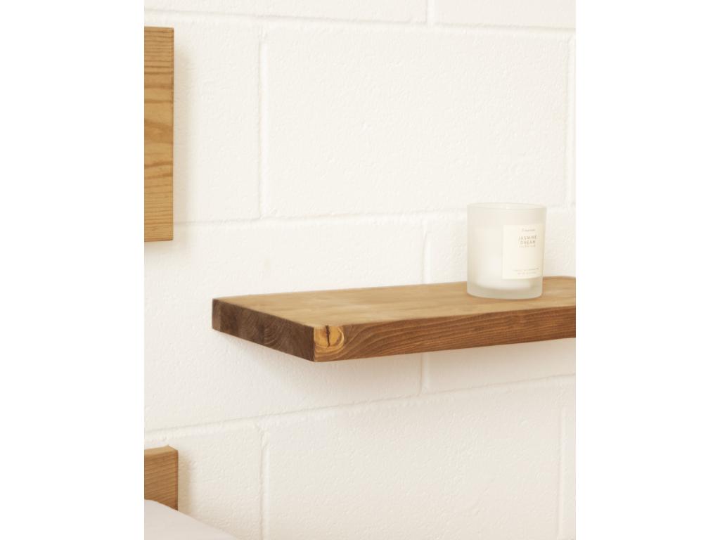 Bedside table in aged fir wood 45x3.2cm - Calmetop 99211EOCS