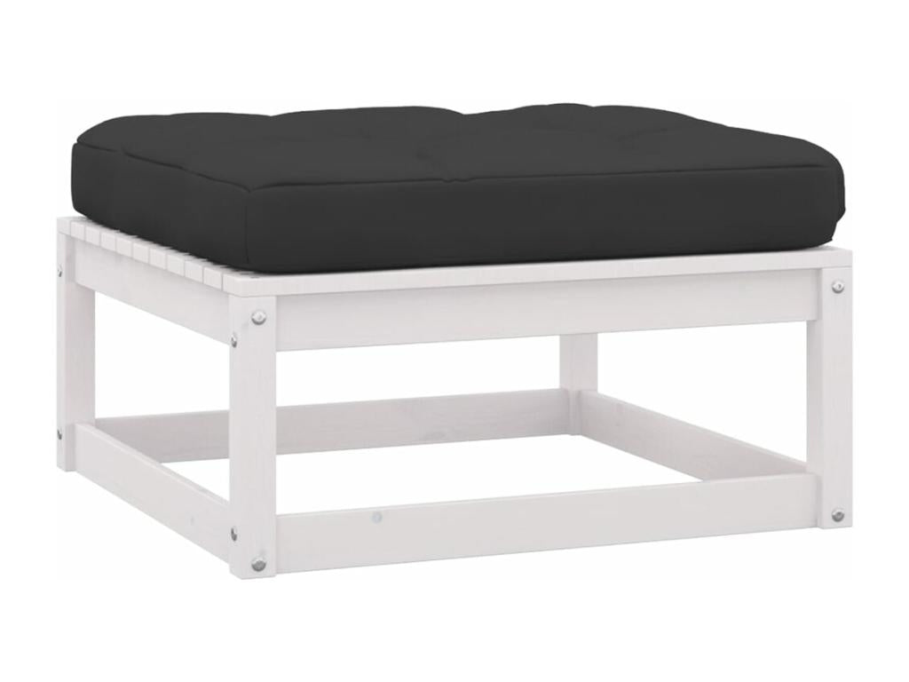 9-piece garden furniture set with cushions, solid pine wood, 82453GLNY