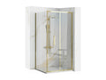 Calmetop Rapid Fold Shower Enclosure 80x80 Gold 70235MEIM
