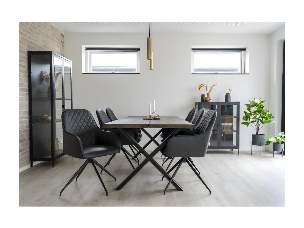 Nidchicshop Chair Gray 62x56x89 cm Nidchicshop 84994WHXJ