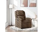Brown Fabric Reclining Armchair 45754AHBV