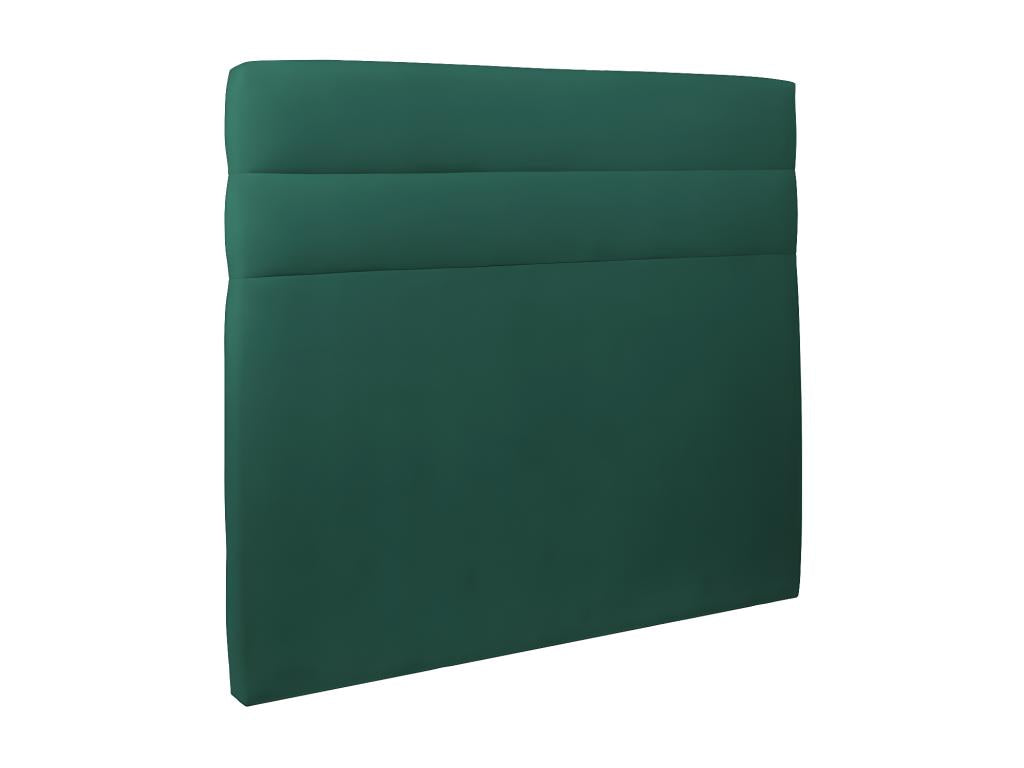 Green Velvet Lines Headboard, 180 cm Wide - 10 cm Thick, Padded, 53184AZXO