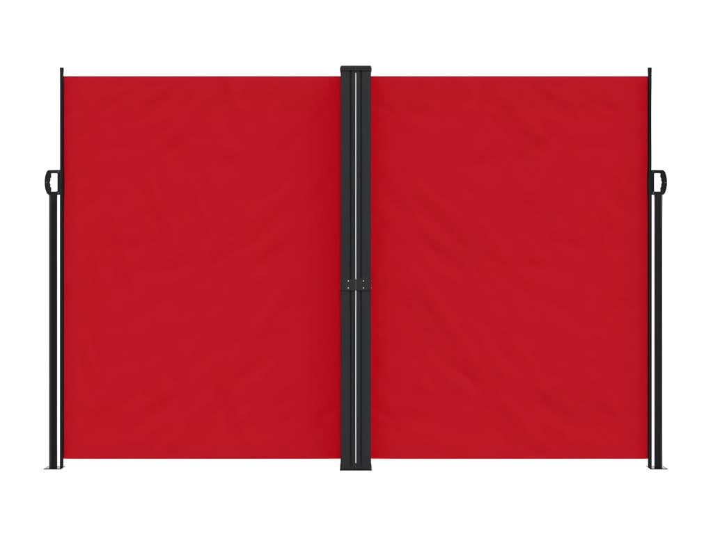 Red retractable side awning 220x600 cm 24410PSRY