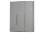 Nidchicshop - 3-Door Wooden Wardrobe H210cm - Light Grey 25507KOHL