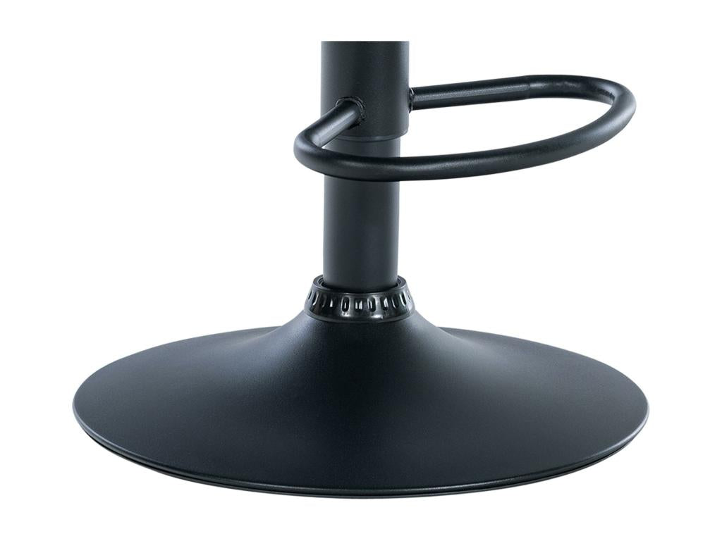 Bar stool with silver metal finish, 39x36x84 cm, 10 0004935 60437RREA