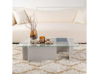 Nidchicshop 63341QAVV glass and particleboard coffee table