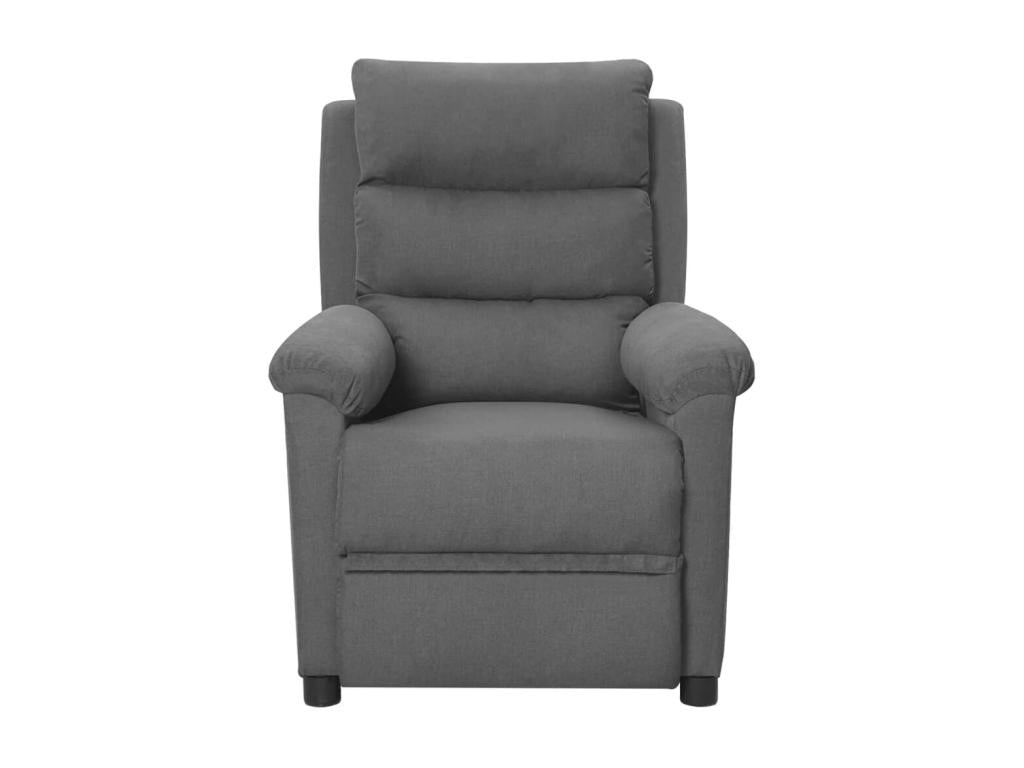 Light Grey Fabric Massage Chair 82687KUNN