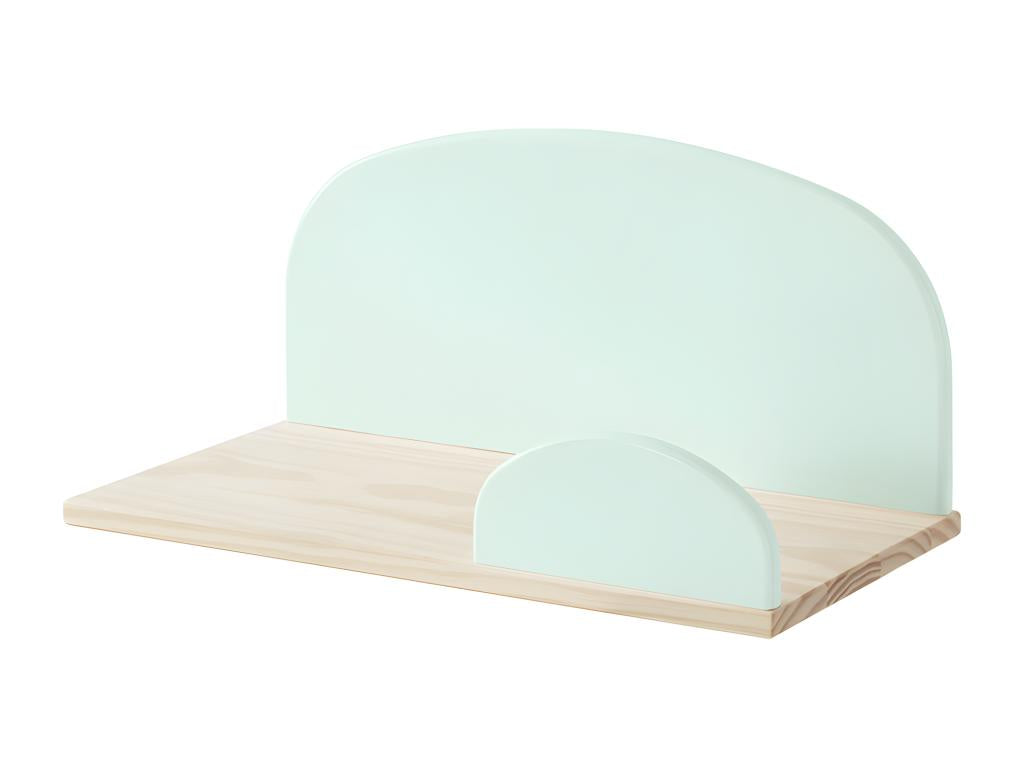 Nidchicshop - 45cm Wall Shelf, Mint Green and Wood 40671LMPP