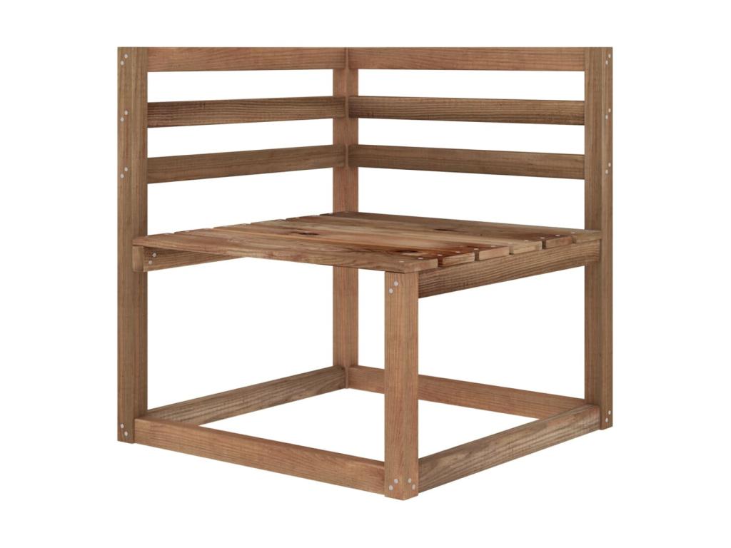 Pinewood 2-seater garden pallet sofa and cushions, anthracite, 89181LMXK