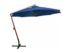 Hanging parasol with blue wooden pole 02 0008707 40682ZHSJ