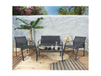 Calmetop - 4-Piece Garden Furniture Set, Anthracite Grey 35699ZFUH