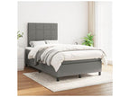 Calmetop bed base with mattress, dark grey, 120x200 cm, fabric, 87786CNSN