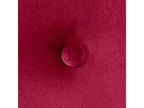 Calmetop Smooth Velvet Headboard with Buttons 105x115 with Bed Legs 105 - Red 00244EVTN