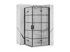 Nidchicshop Double Shower Cabin 80x90 Black 57267DVLR