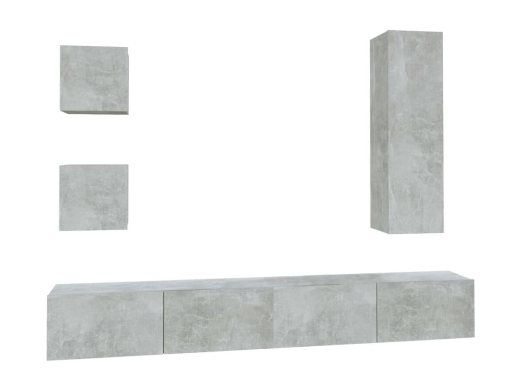 Brown wooden wardrobe furniture set 100x30x30 cm 02 0024892 88804YUIM