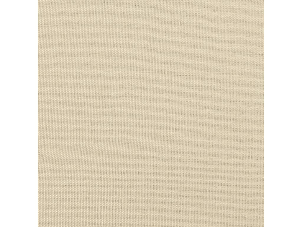 2-seater sofa with decorative cream cushions, 140 cm, fabric, 83856QEZQ