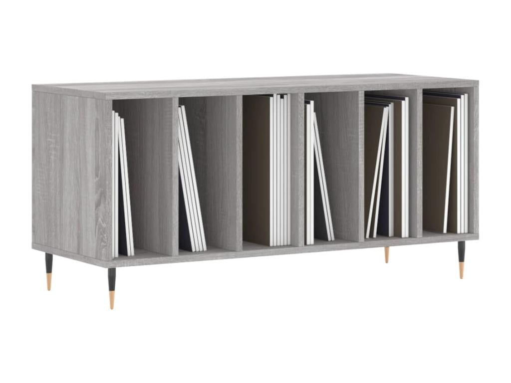 Calmetop grey record cabinet 100x38x48 cm engineered wood 67362INPW