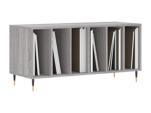 Calmetop grey record cabinet 100x38x48 cm engineered wood 67362INPW