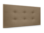 Calmetop Faux Leather Upholstered Headboard 105x60cm for 105cm Bed - Light Brown 45014FOXW