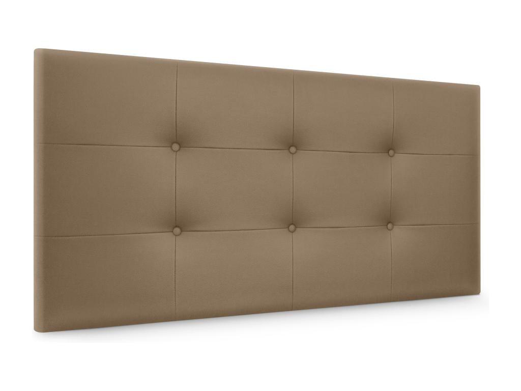Calmetop Faux Leather Upholstered Headboard 105x60cm for 105cm Bed - Light Brown 45014FOXW