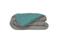 Calmetop Microfiber Duvet 400g/m2 Calmetop - 200x200 cm - Pebble Grey and Lake Green 04507XZVL
