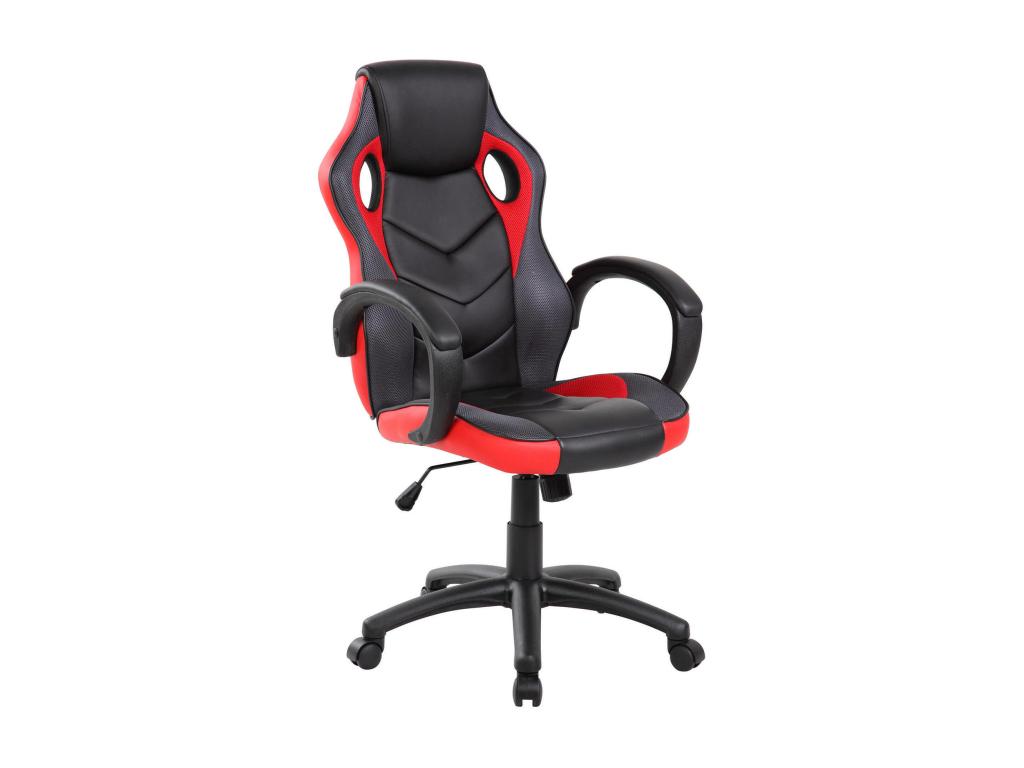 Nidchicshop Gaming Chair, Adult Gaming Chair, Office Chair, 66x61h104/114 cm, Black and Red, 12216TVUC